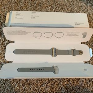 Apple Watch Sport band.